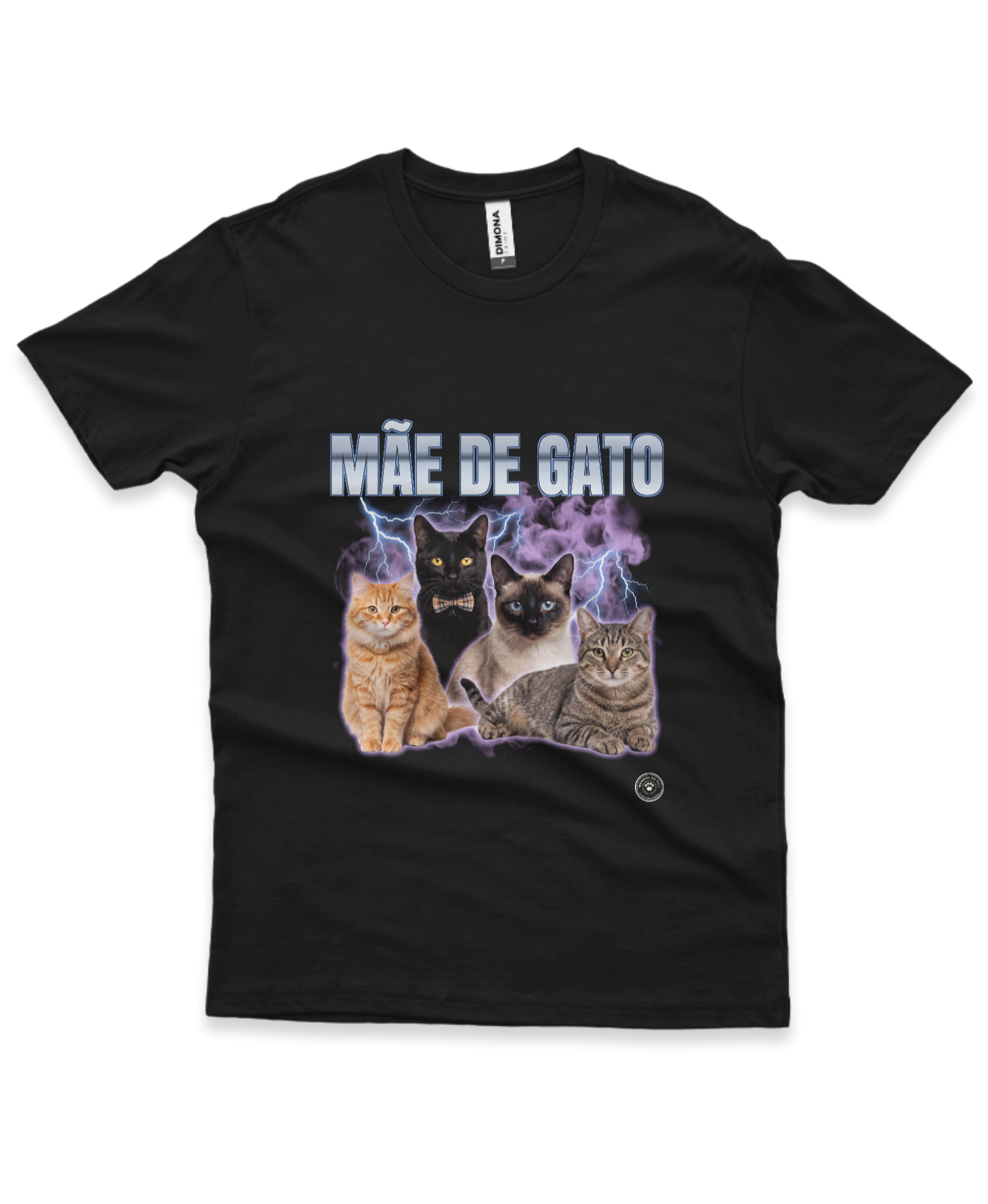 Camiseta Bootleg Mãe de Gato