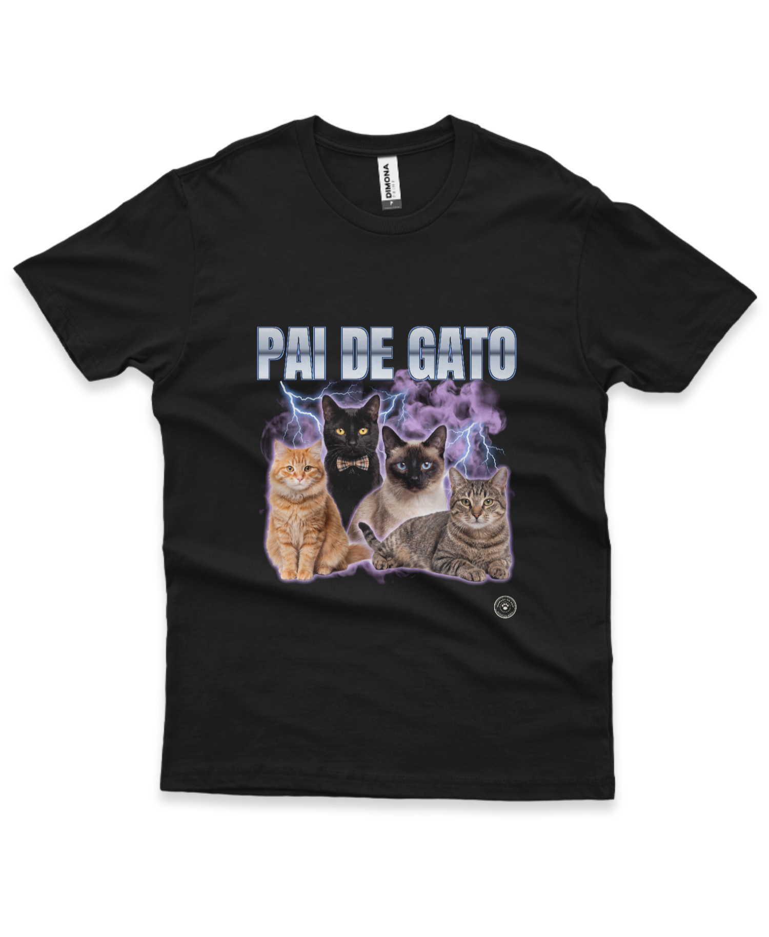 Estampa Bootleg Pai de Gato