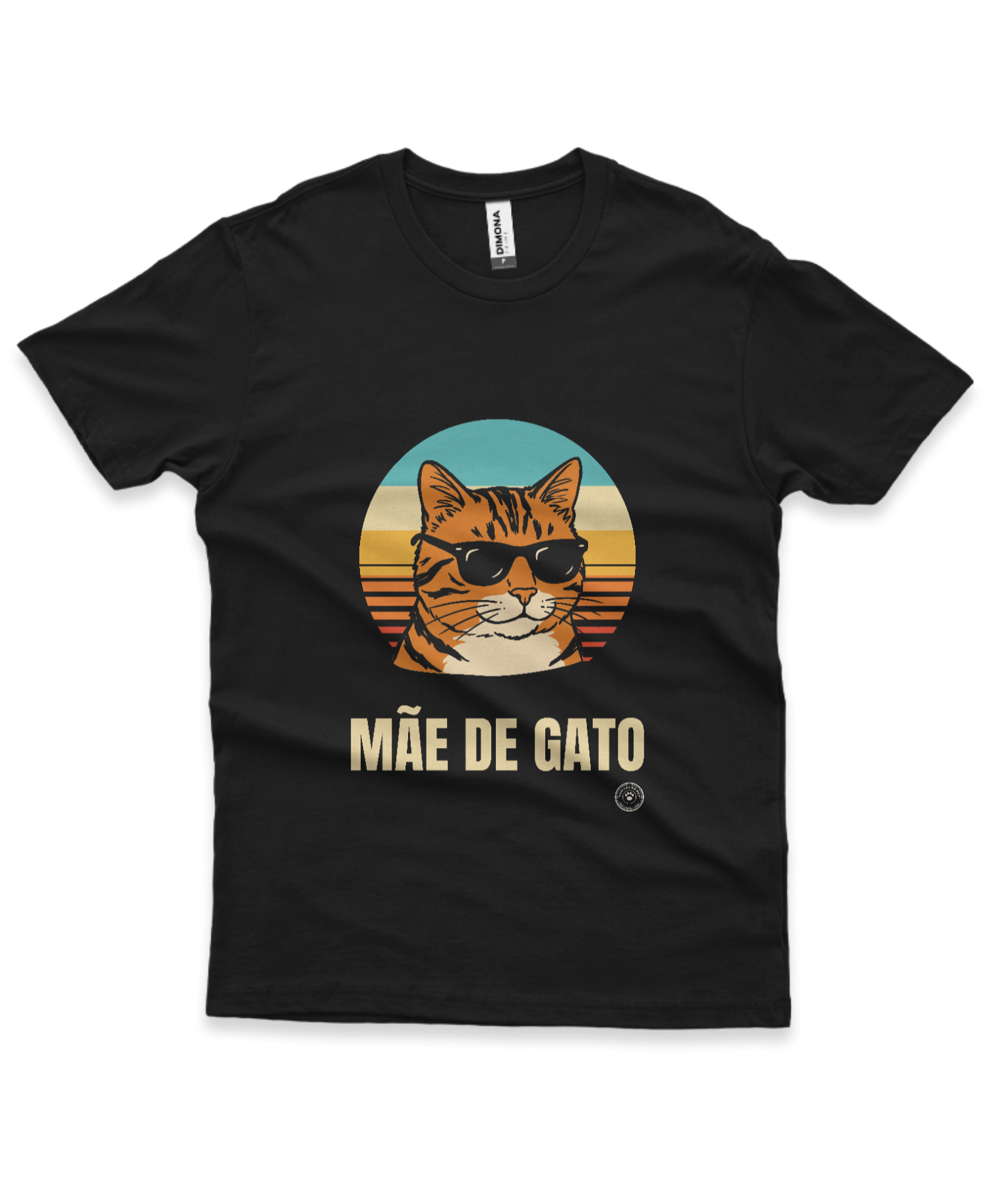 Camiseta Mãe de Gato Retrô