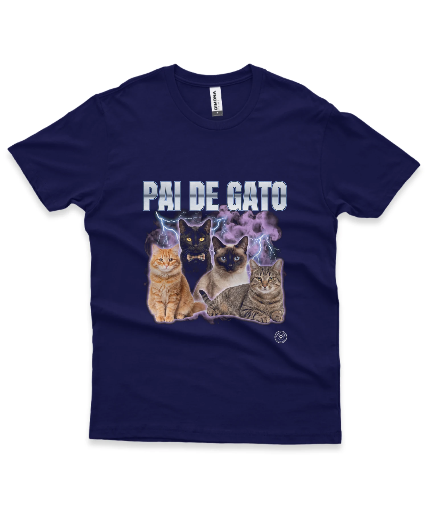 Camiseta Bootleg Pai de Gato