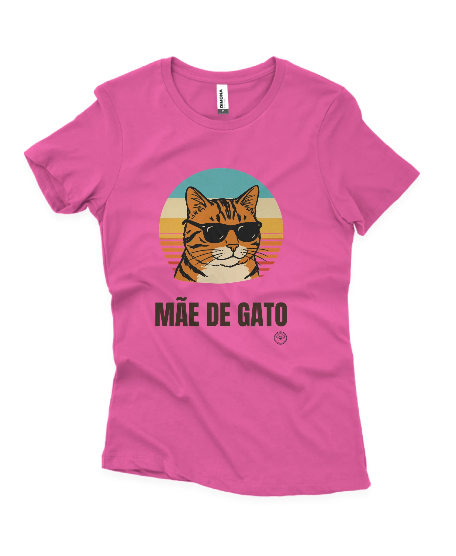 Camiseta Mãe de Gato Retrô