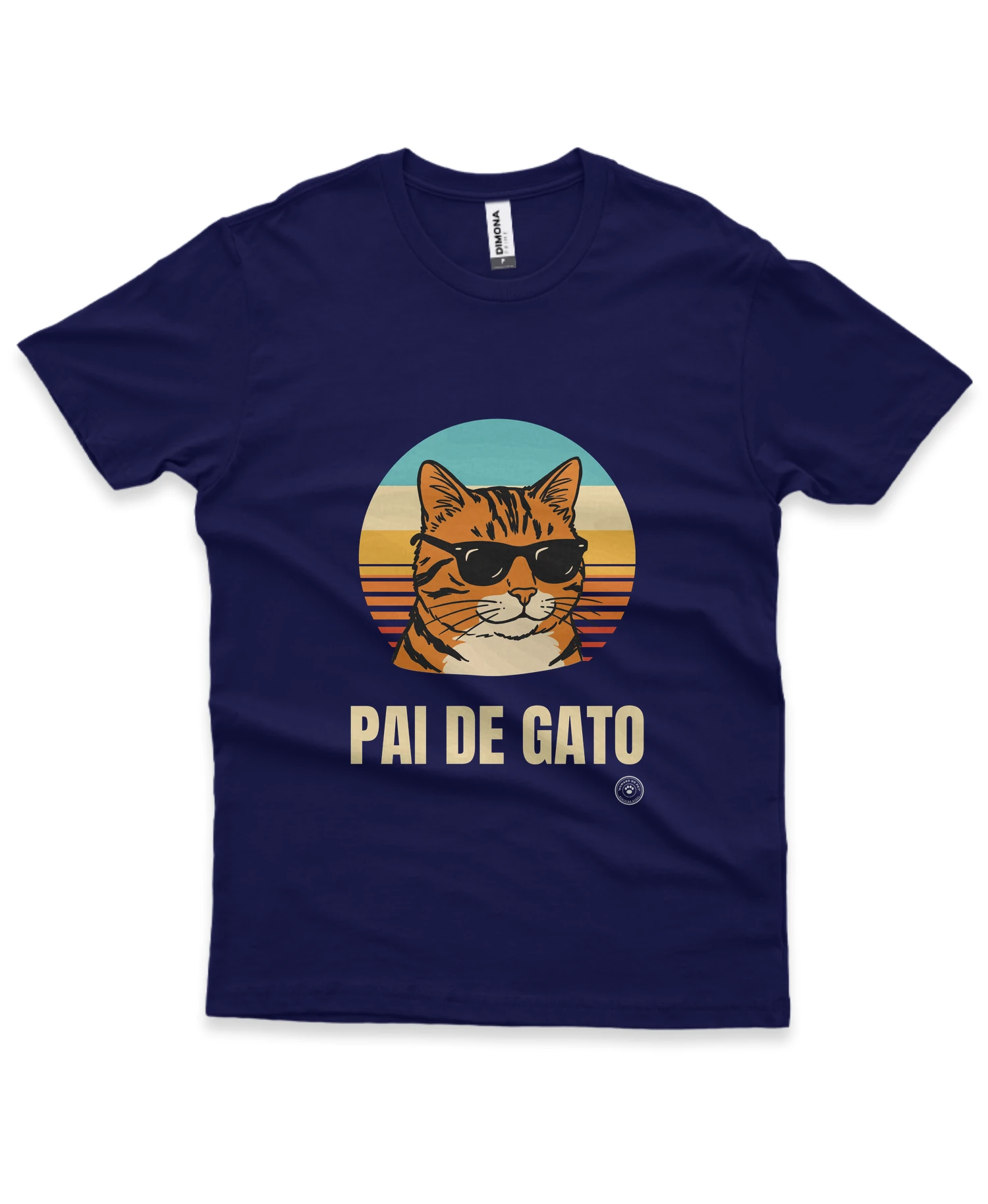 Camiseta Pai de Gato Retrô